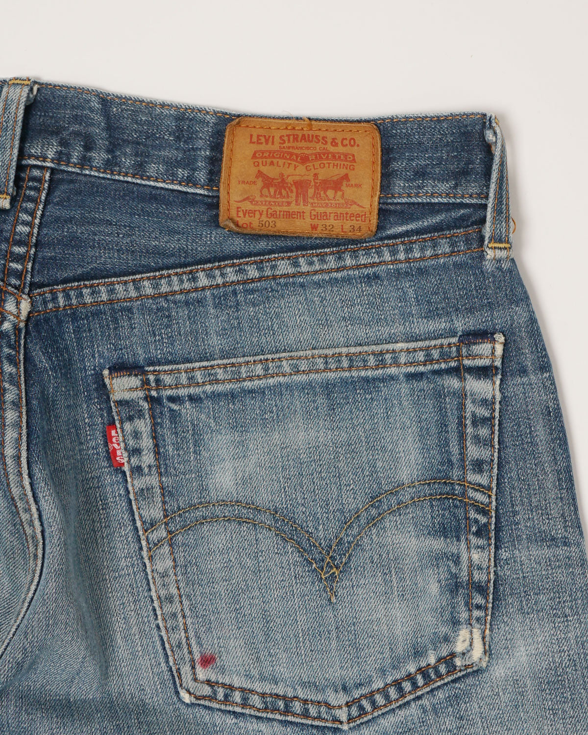 503 Wide Straight Denim Pants / size: 32