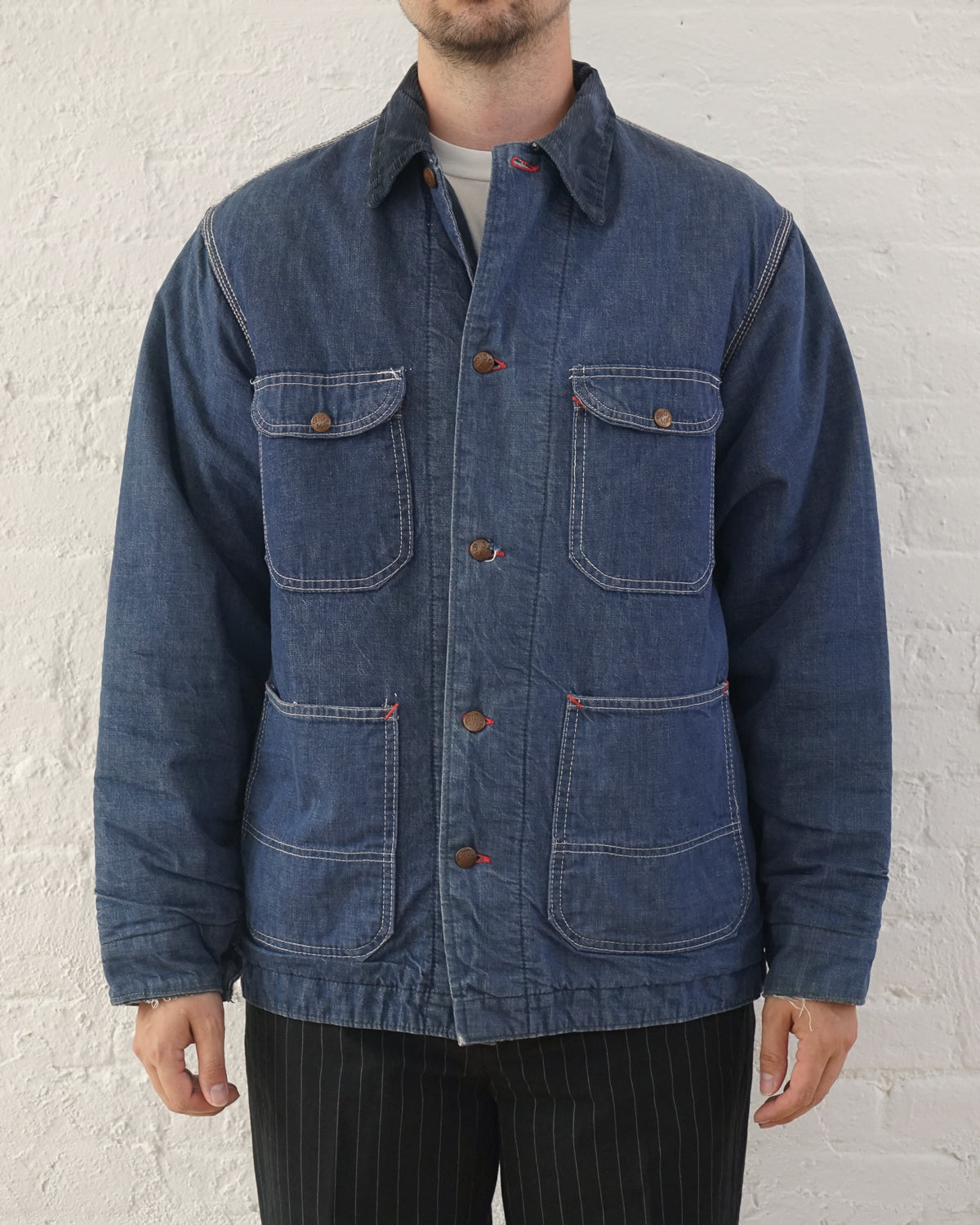 1960's Blanket Lining Denim Chore Coat