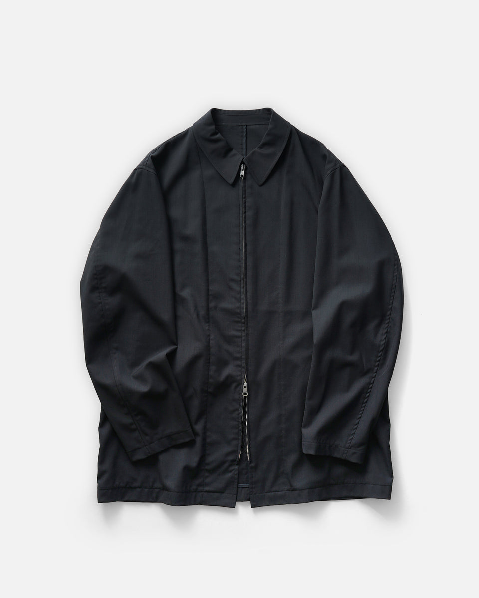 Black Wool Zip Up Jacket – Front General Store
