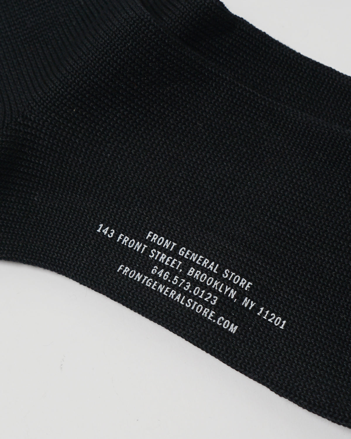 FGS Originals - Silket Rib Socks / Black