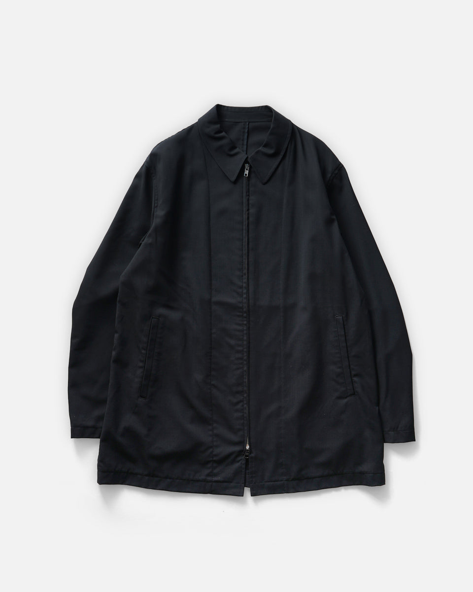 Black Wool Zip Up Jacket – Front General Store