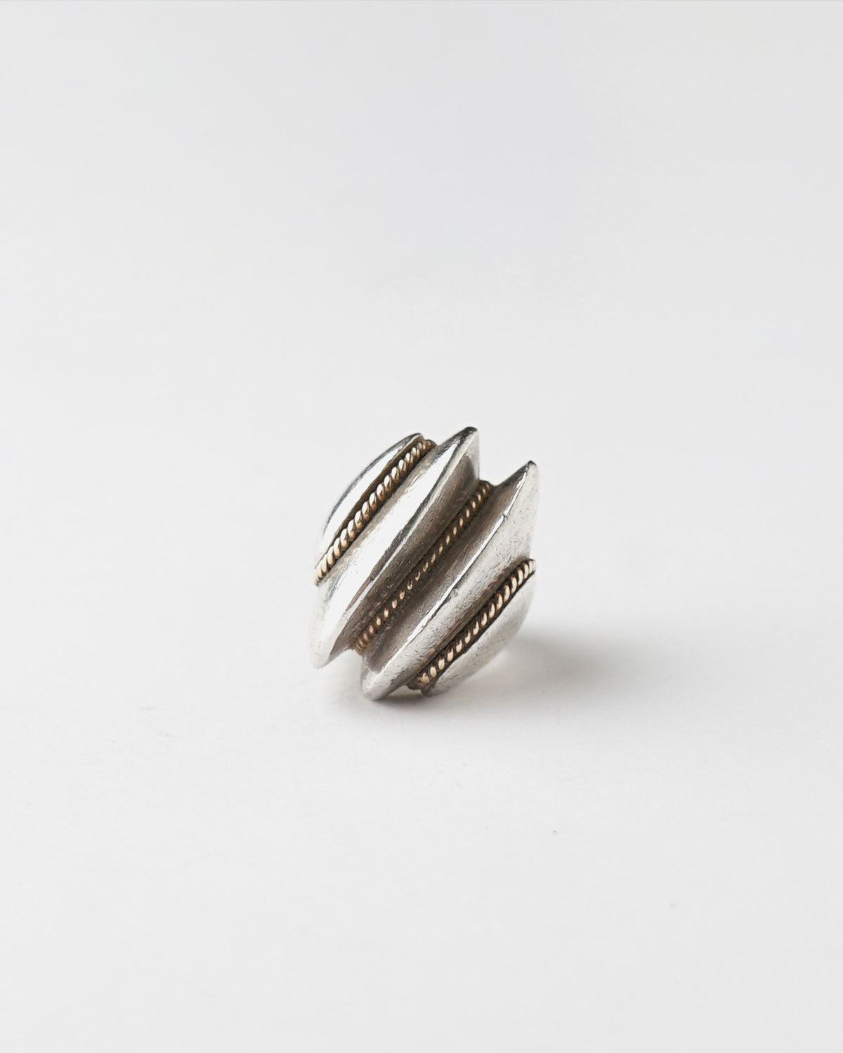 Silver x Brass Ring / size: 4