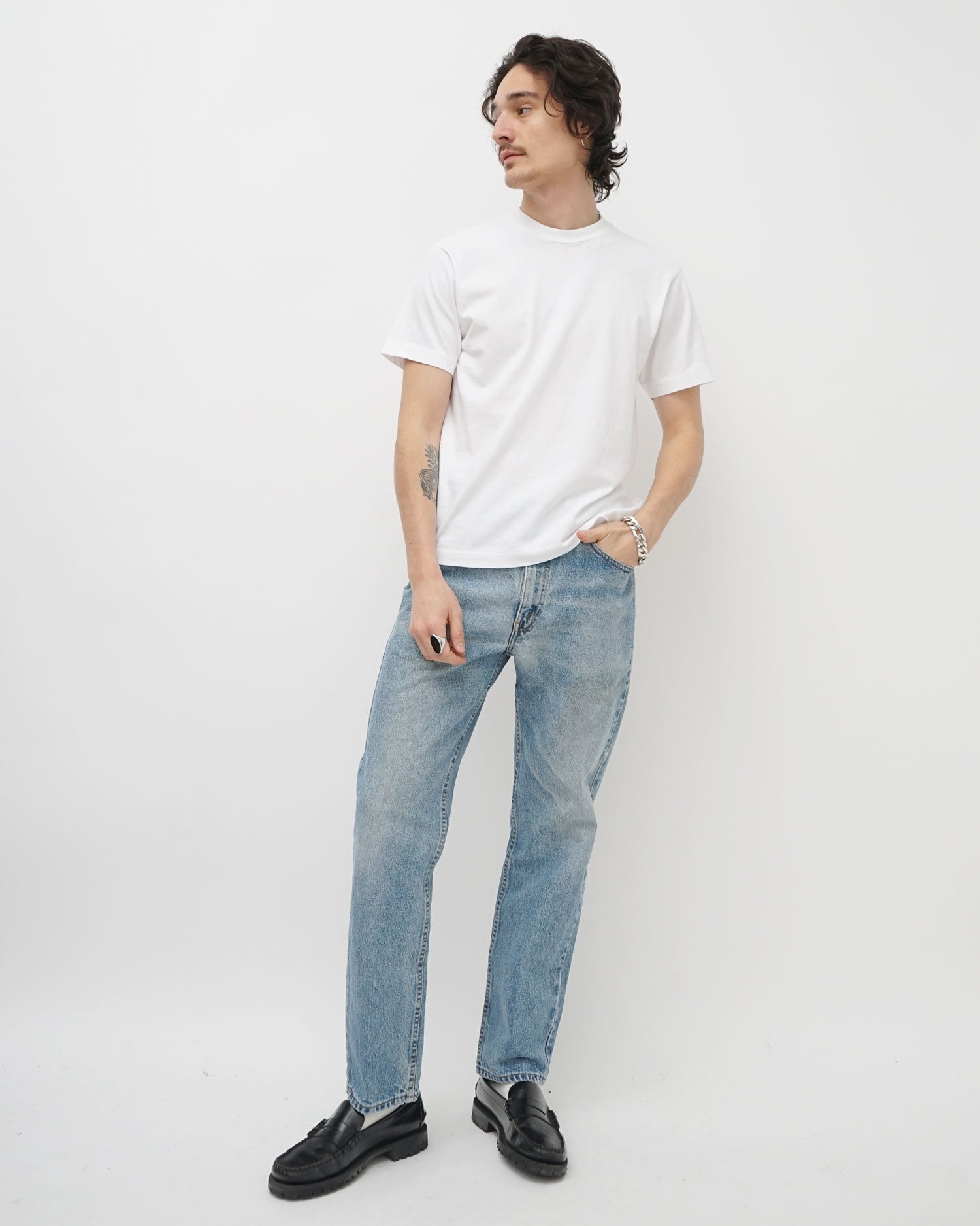 505 Tapered Denim Pants / size: 33