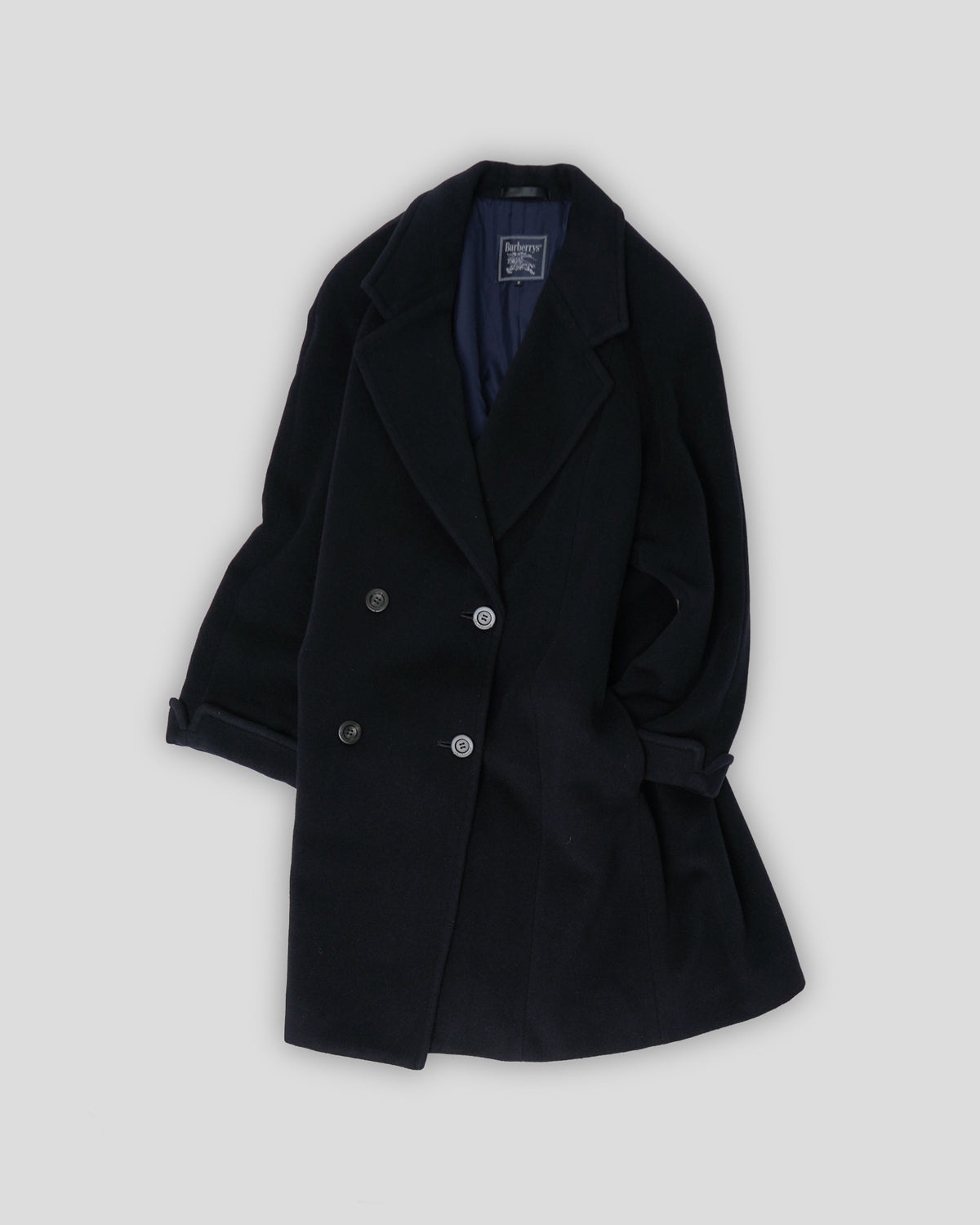 Cashmere Bland Double Breasted Coat