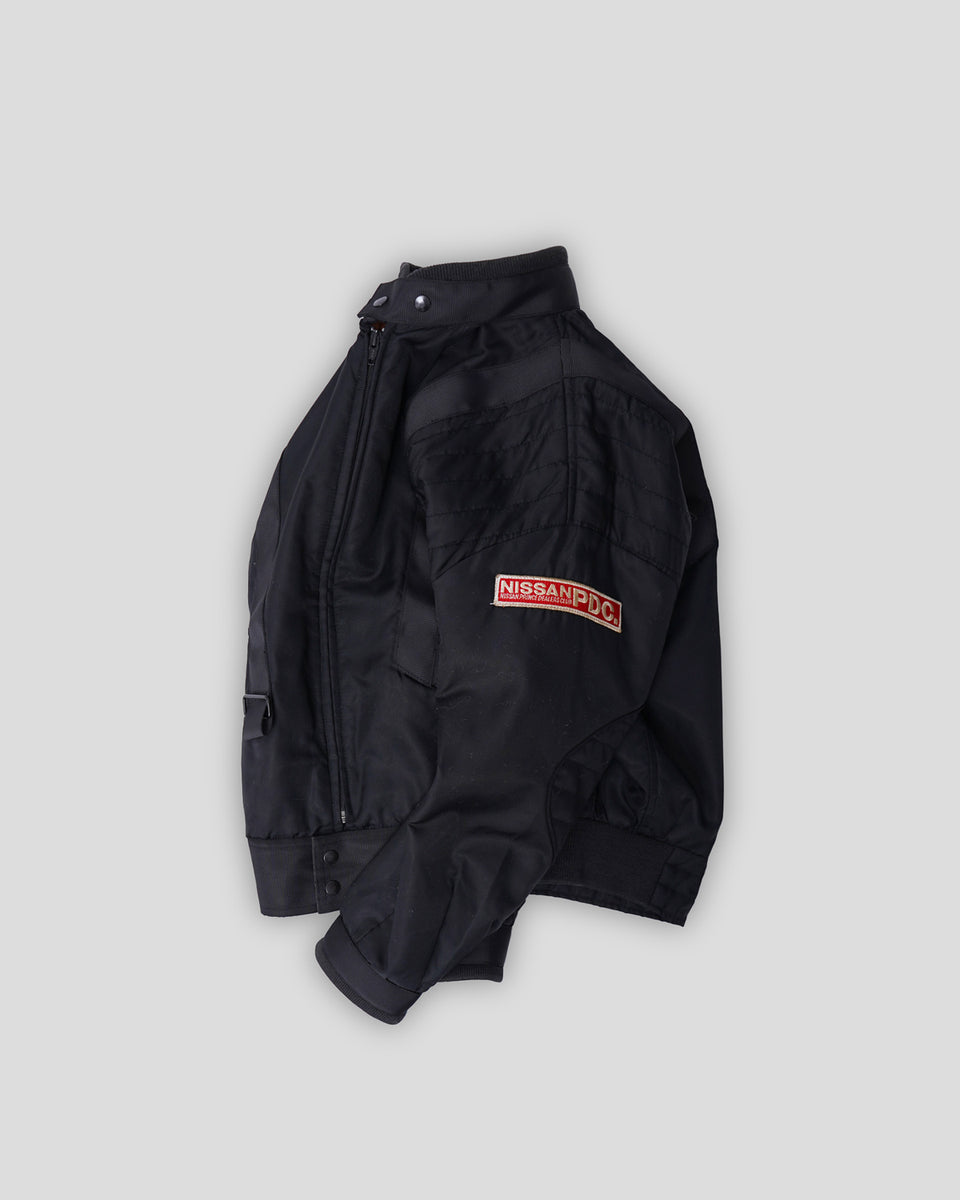 Skyline Black Nylon Racing Jacket – Front General Store
