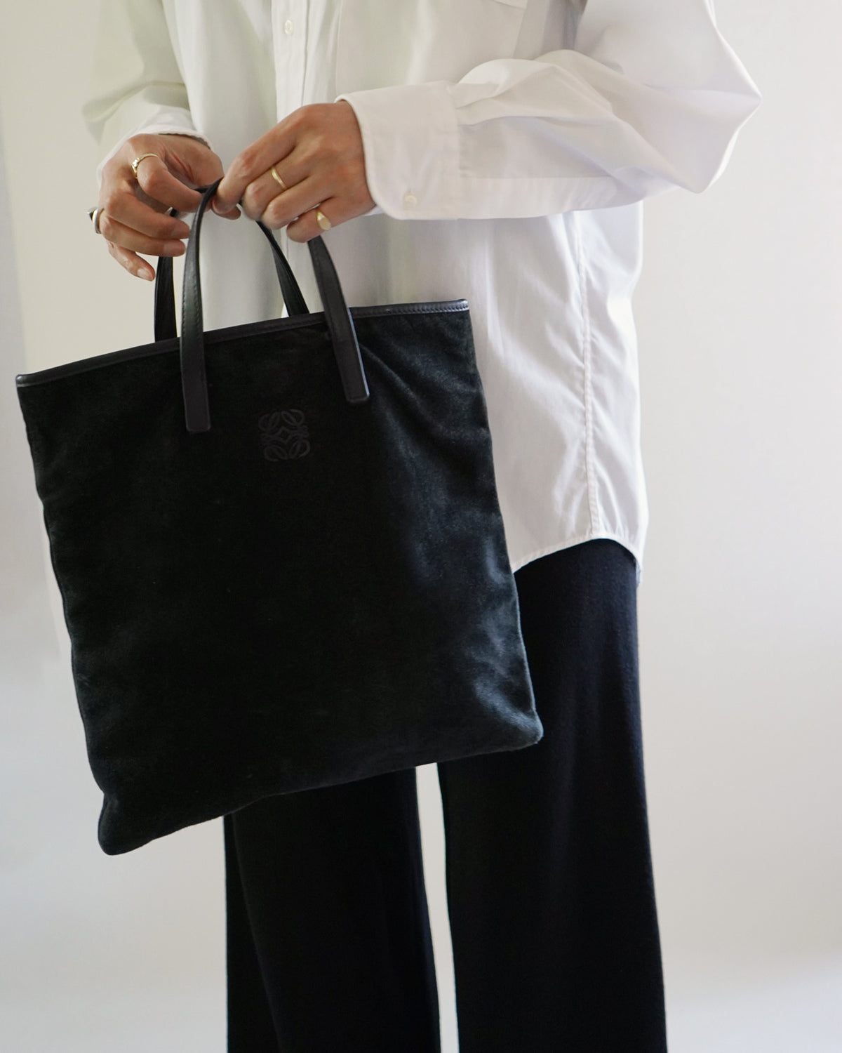 Suede Hand Bag