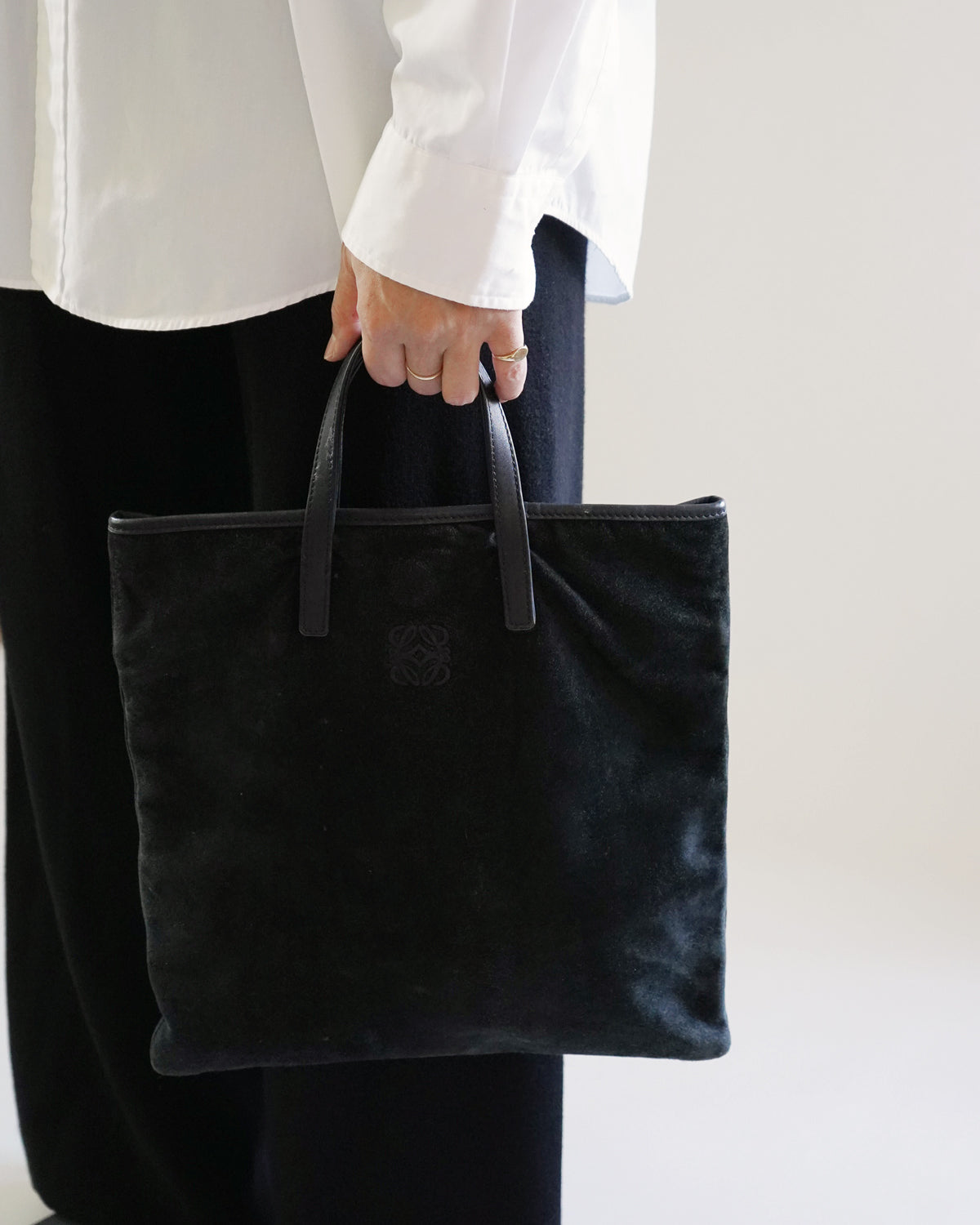 Suede Hand Bag