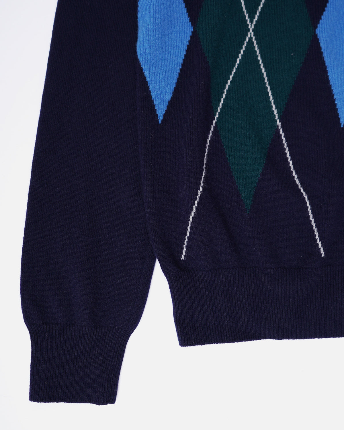 Comme des Garcons - Homme Plus V-neck Argyle Sweater