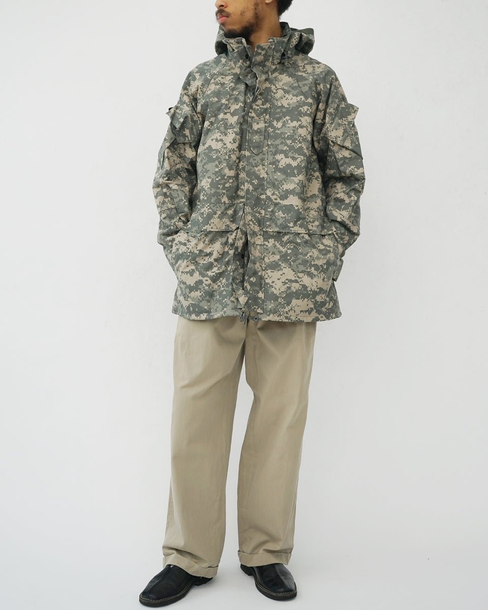 US.ARMY モザイクCAMO GORE-TEXPARKA NOS 米軍実物 NOS GEN1 GORETEX Parka, Size Medium / Regular ECWCS Woodland / WP