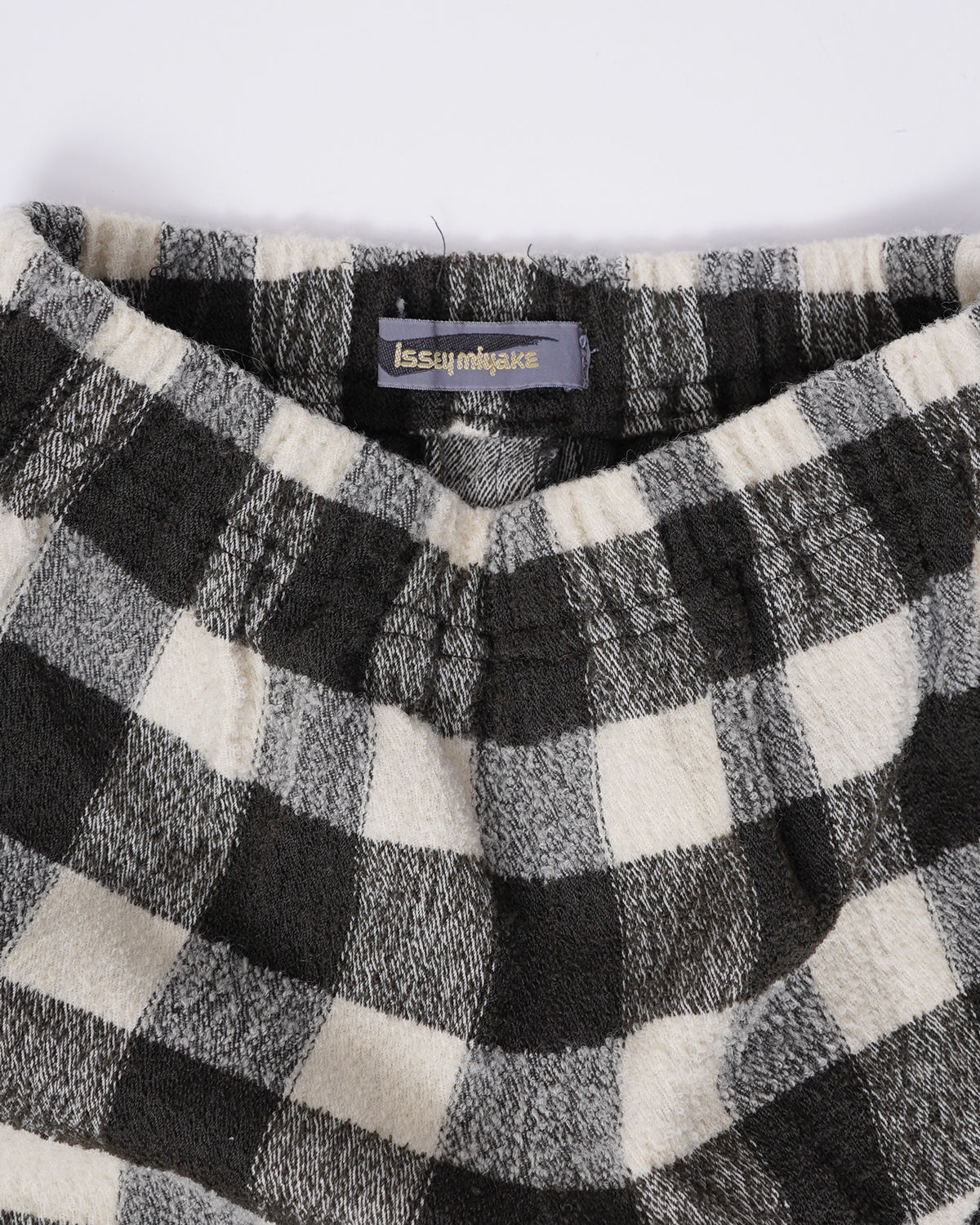 Wool Plaid Pants