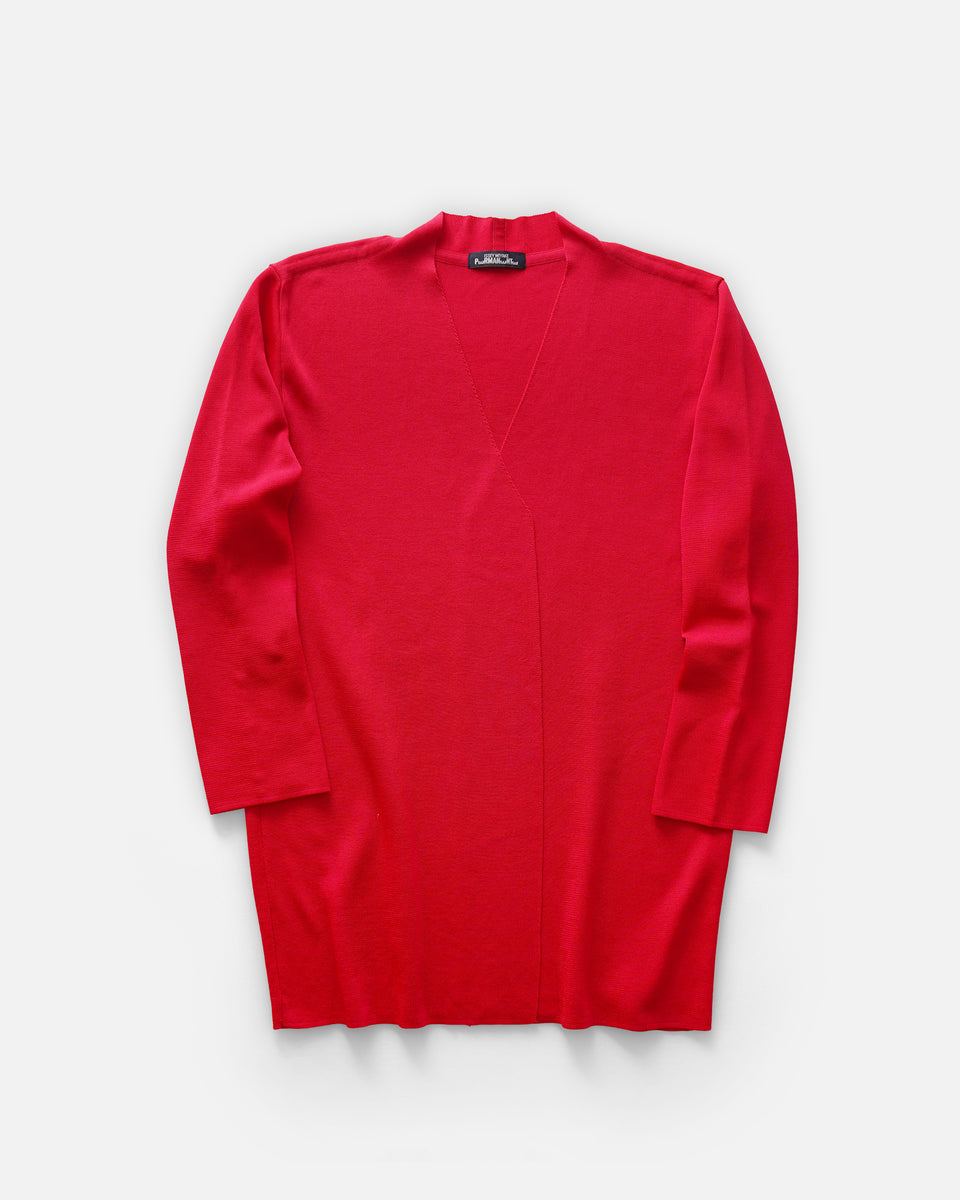 ISSEY MIYAKE Permanente Knit Haori Cardigan Made in Japan – Front