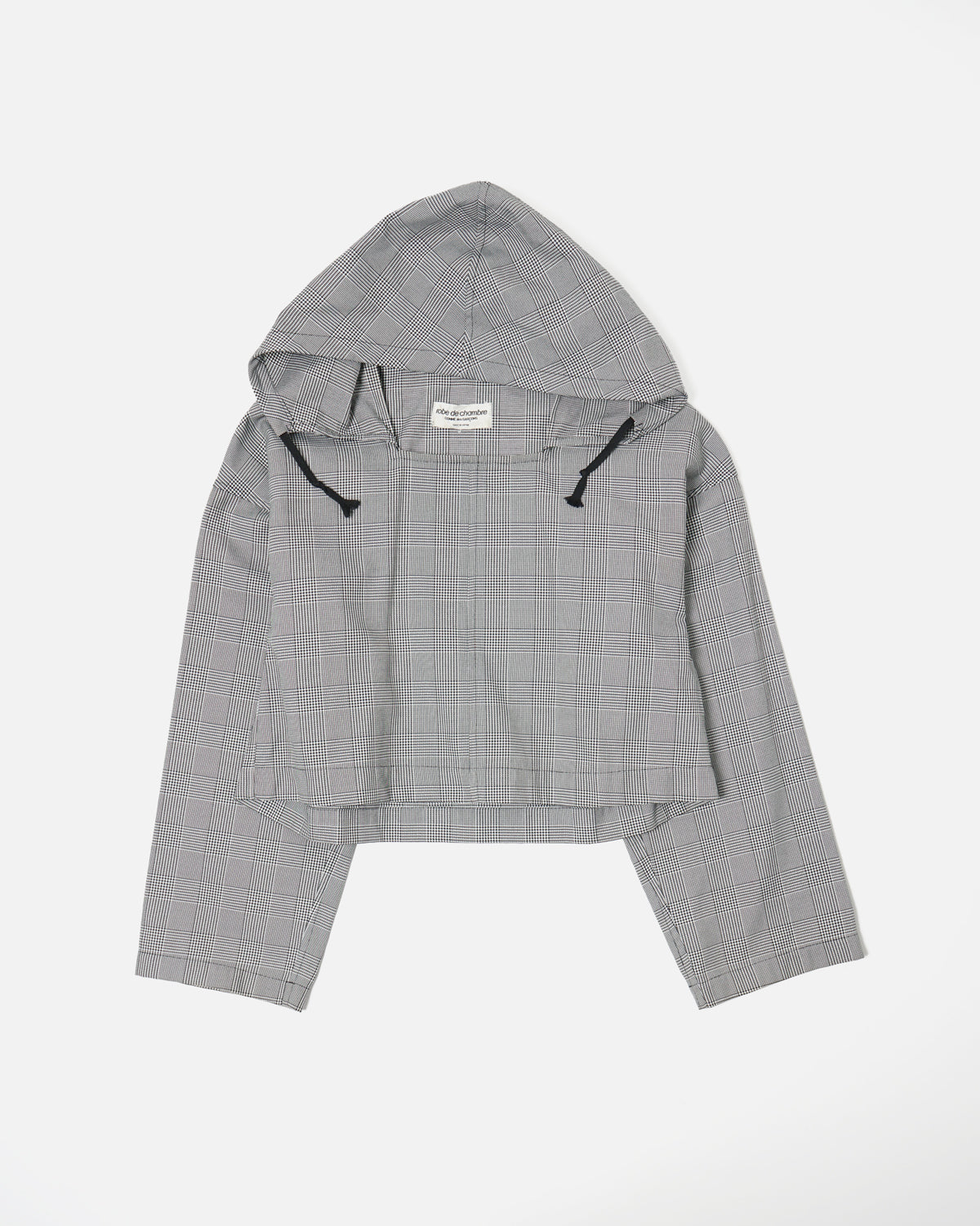 Robe de Chambre Hooded Cropped Top