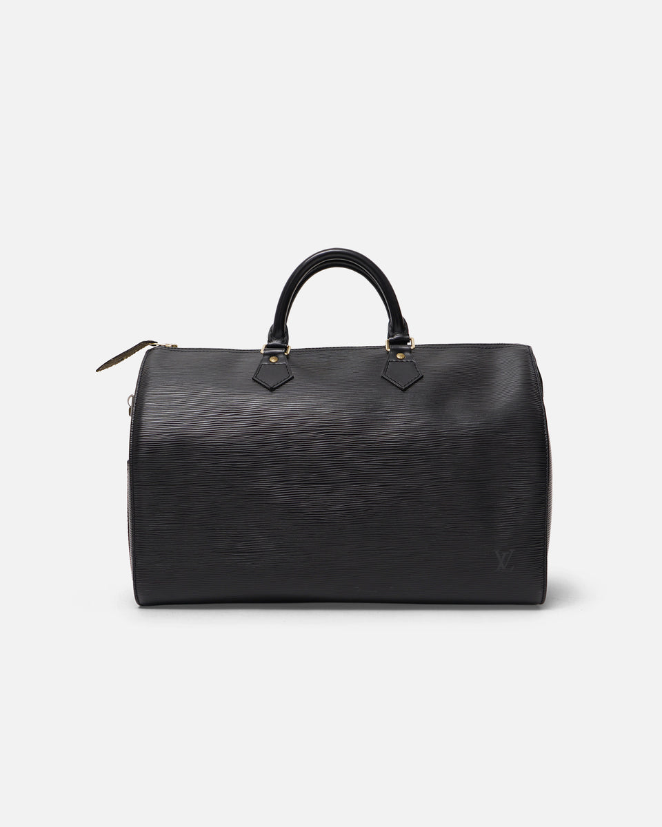 Louis Vuitton Epi Speedy 35 Boston Bag w/ Lock Made in France