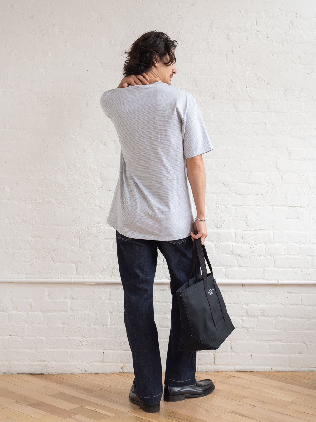 FGS Originals - Micro Stripe T-shirt / Light Gray