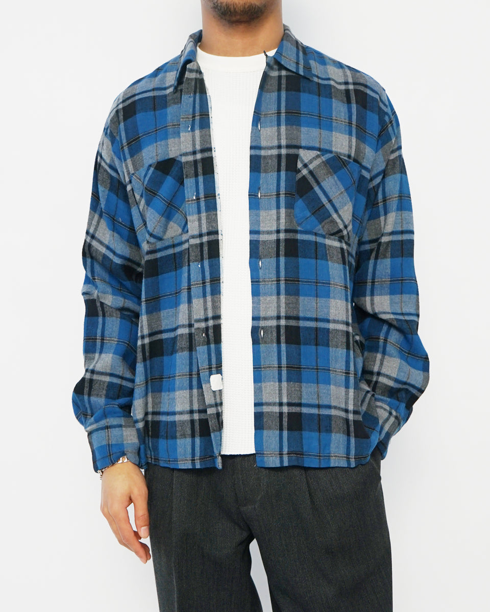 1950's Plaid Rayon Shirt – Front General Store