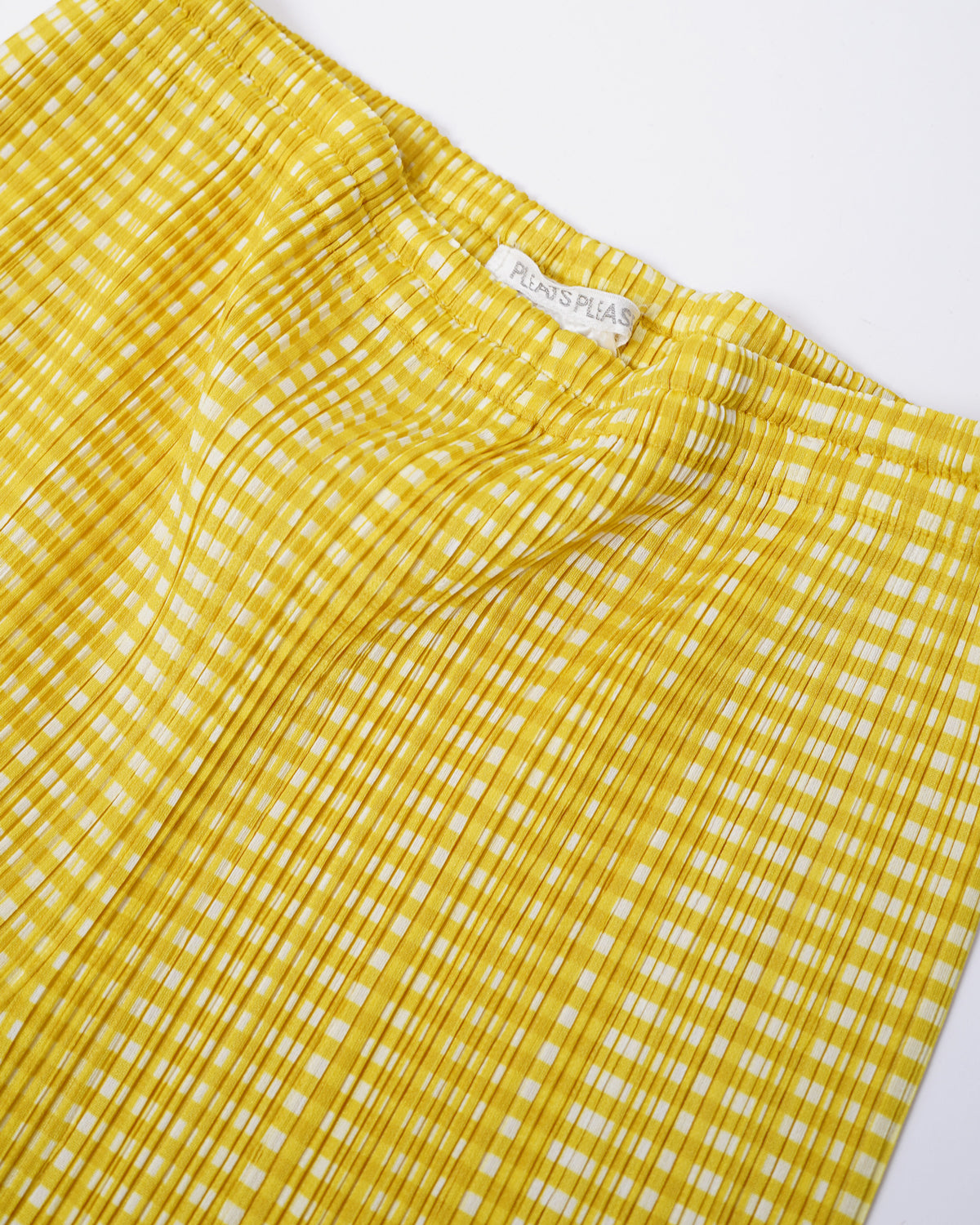 Pleats Please Gingham Check Shorts
