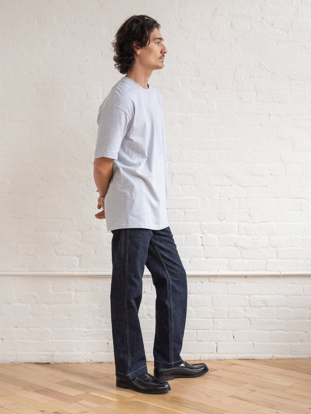 FGS Originals - Micro Stripe T-shirt / Light Gray