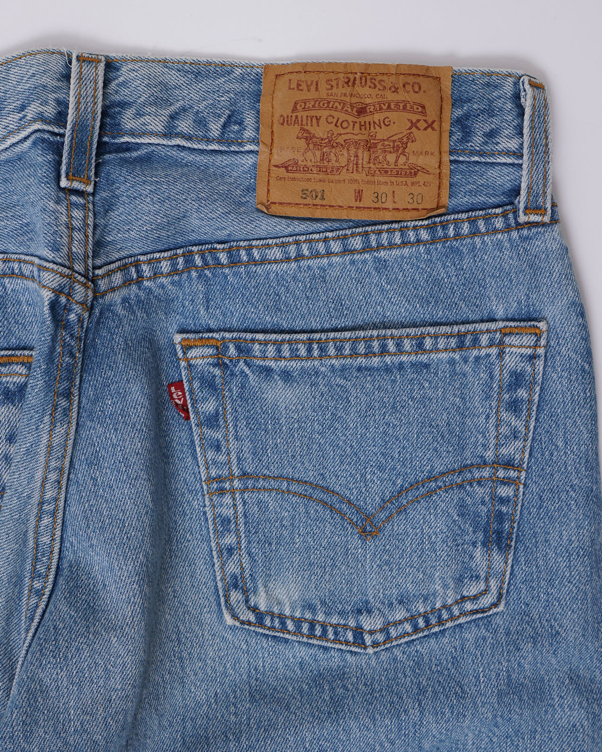 501 Straight Fit Denim Pants / size: 30