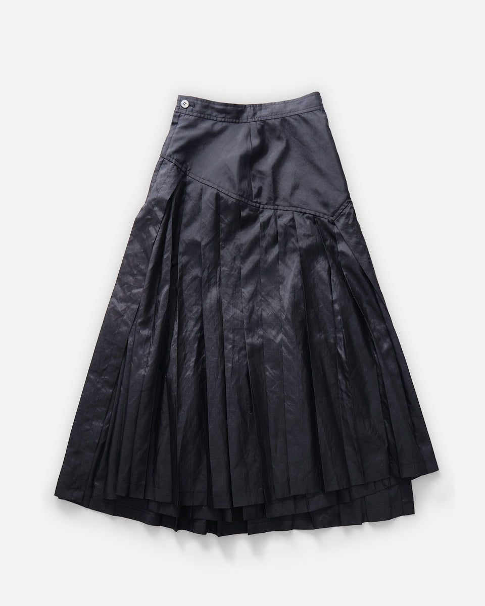 Asymmetry Pleated Skirt / Size: W24 – Front General Store
