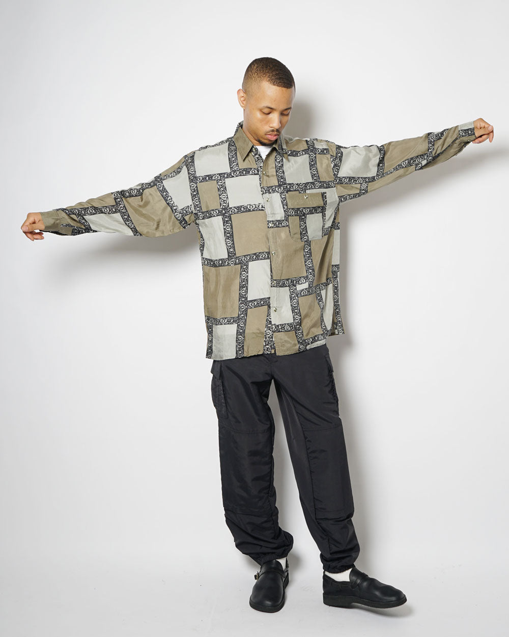 Silk Shirts Long Sleeve Patterned / K