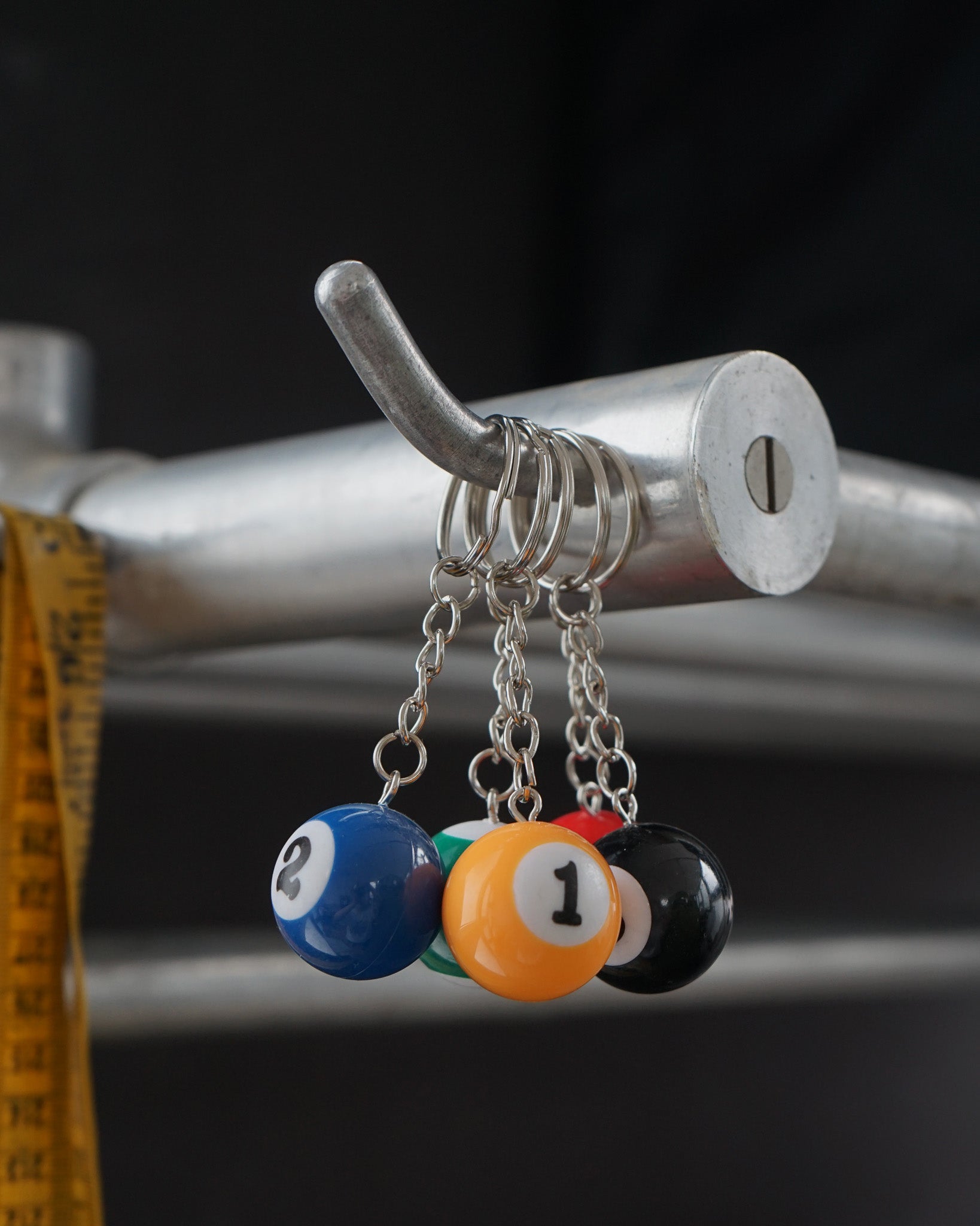 Billiards Ball Keychain