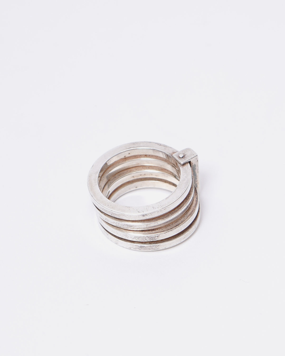 Silver Quadruple Ring