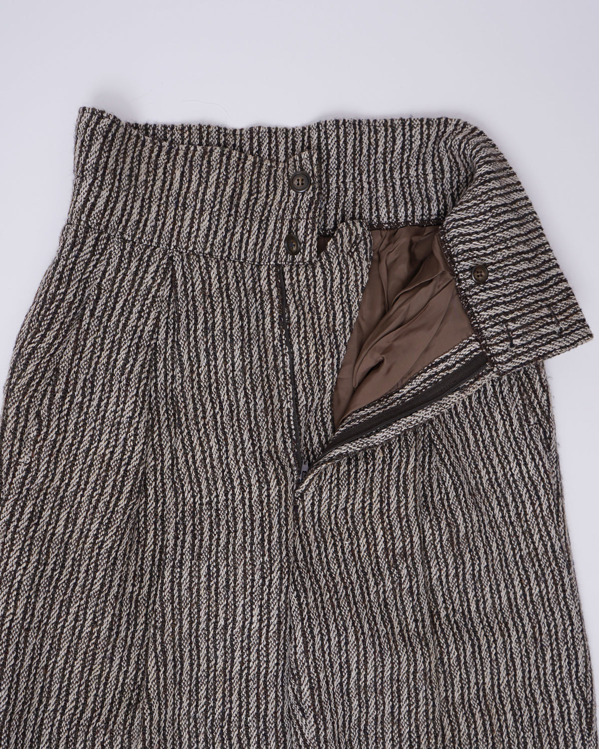 High Waisted Heavy Wool Pants