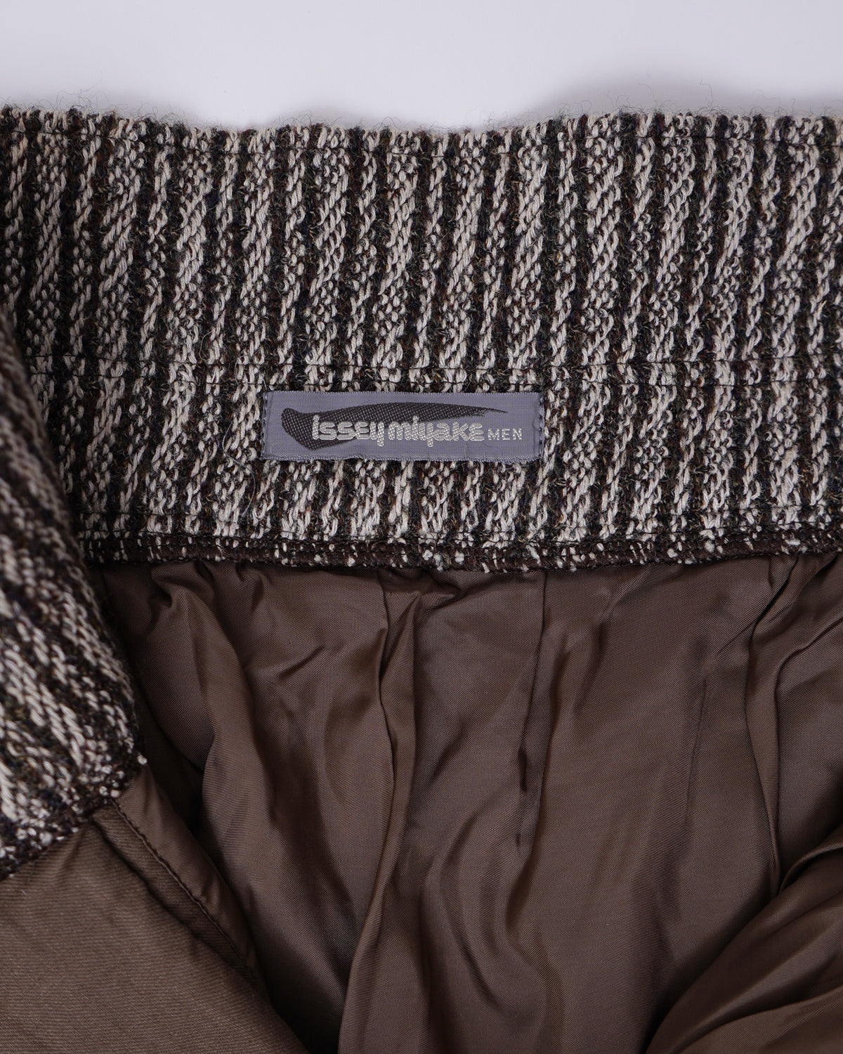 High Waisted Heavy Wool Pants