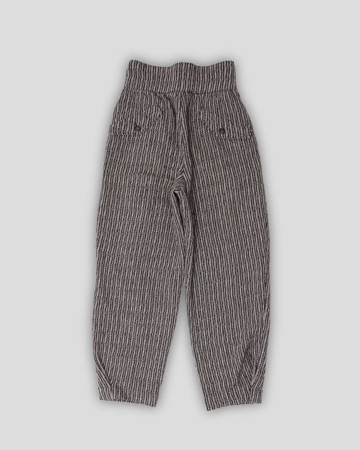 High Waisted Heavy Wool Pants