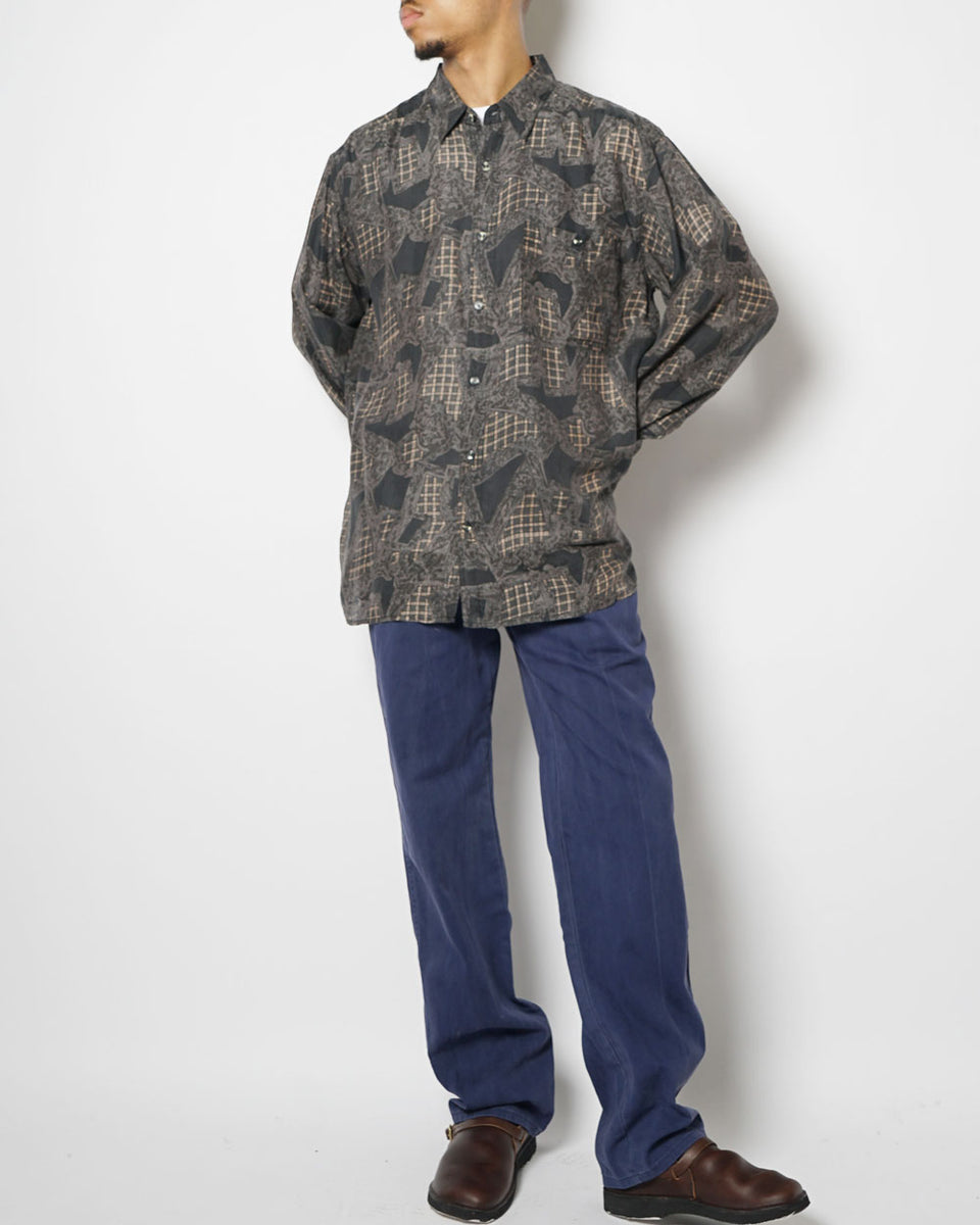 Silk Shirt Long Sleeve / Pattern J – Front General Store