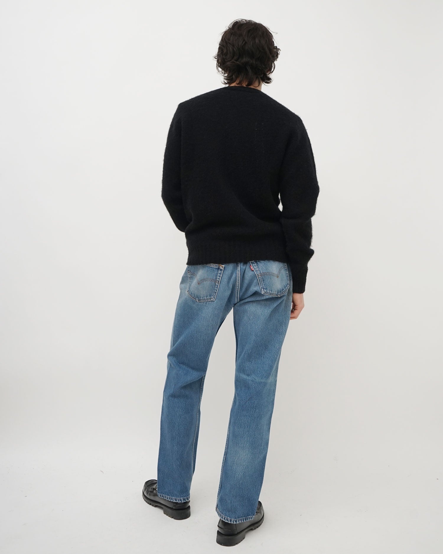 FGS Originals - Brushed Shetland Sweater Crew Neck / Black