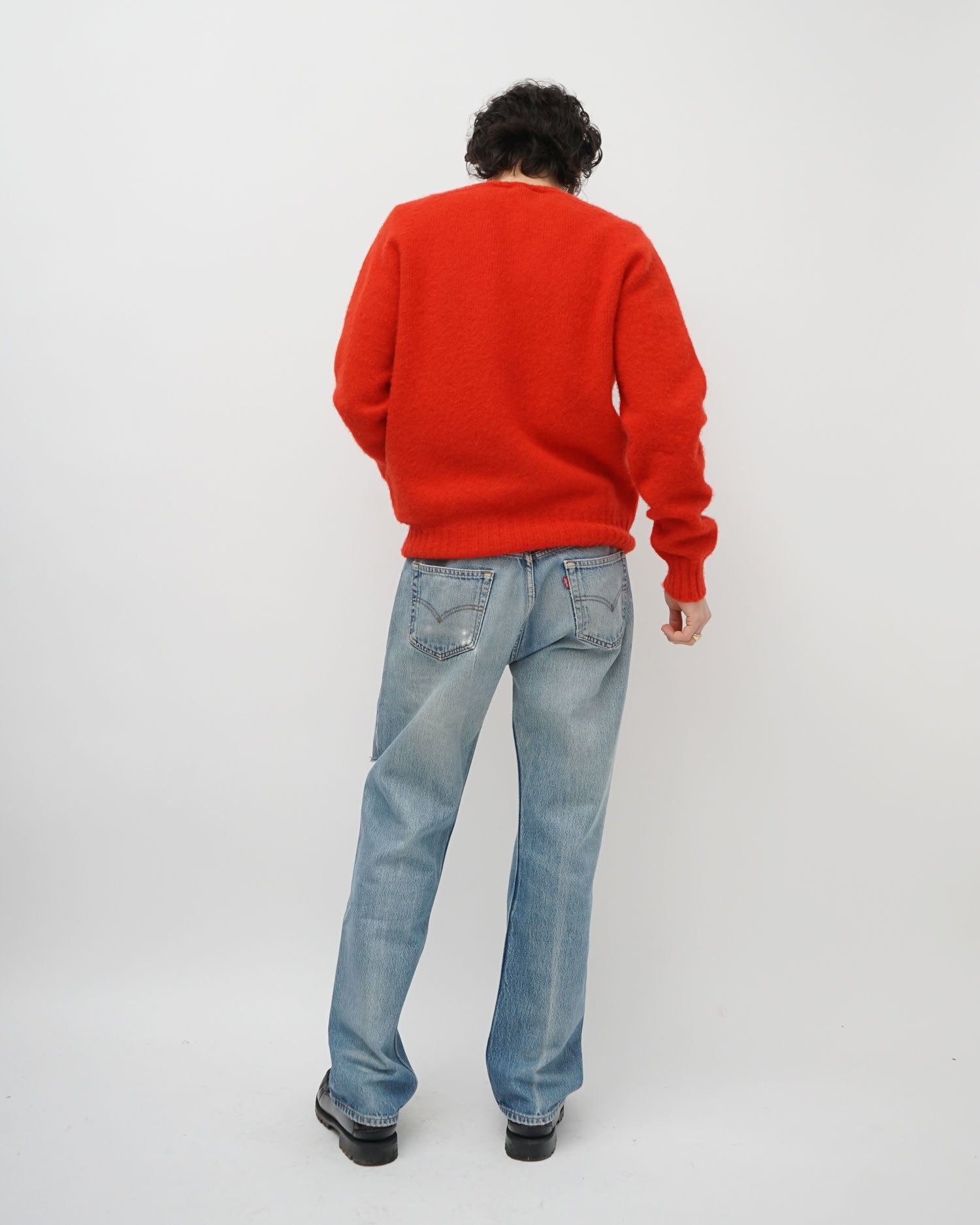 FGS Originals - Brushed Shetland Sweater Crew Neck / Red