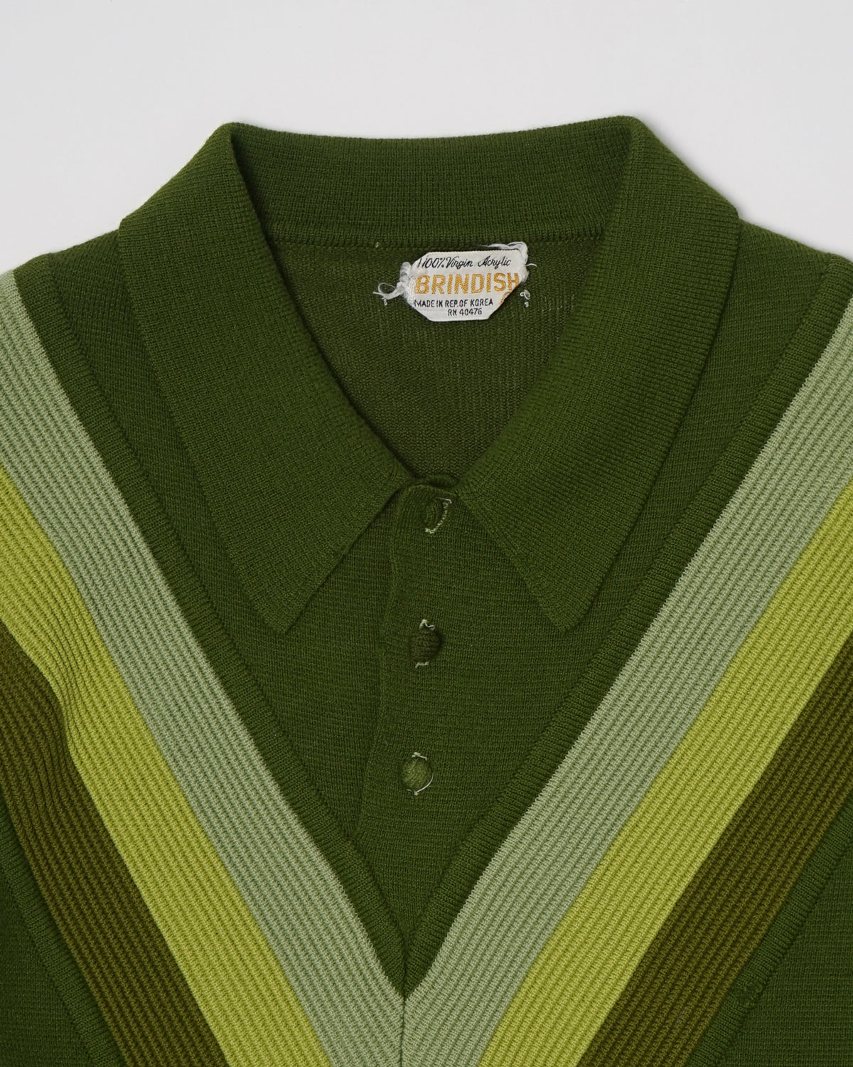 1960's Acrylic Polo Sweater