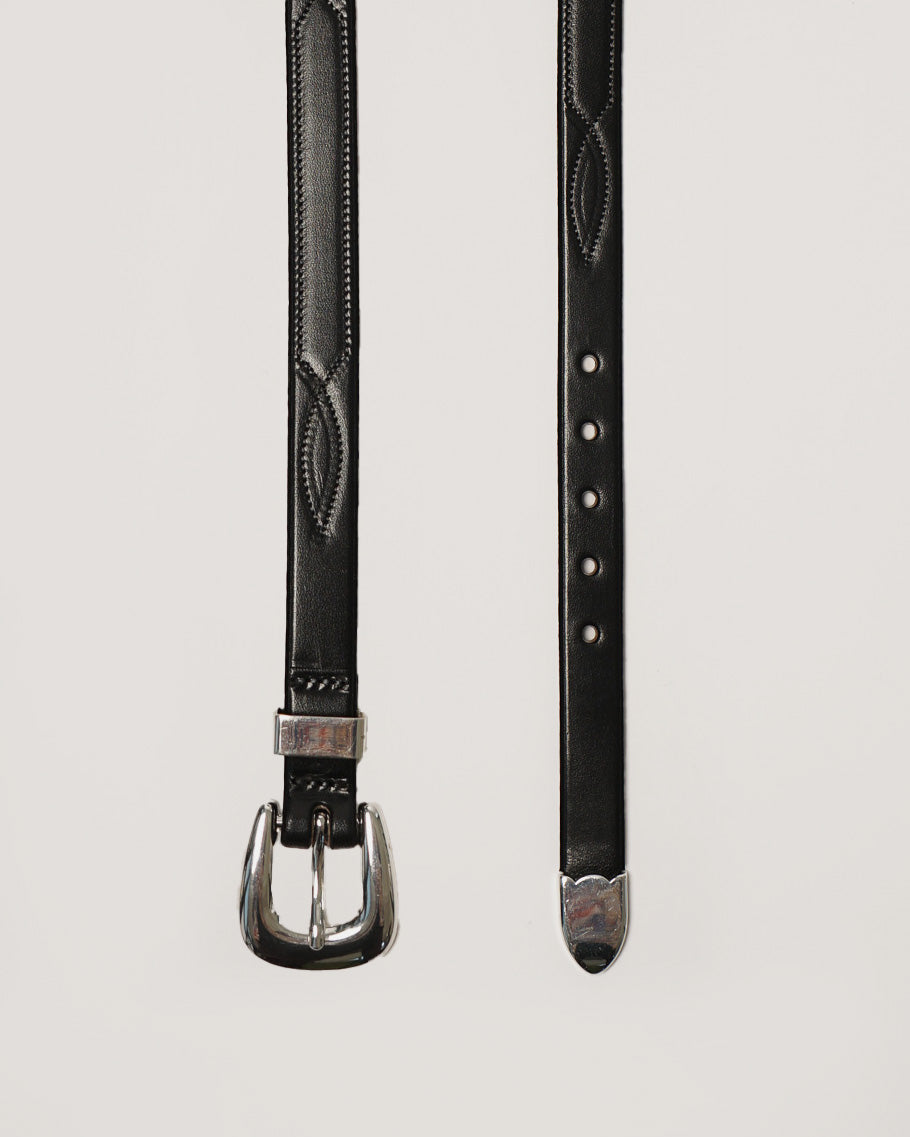 Tory - FGS Simple Western Leather Belt / Black
