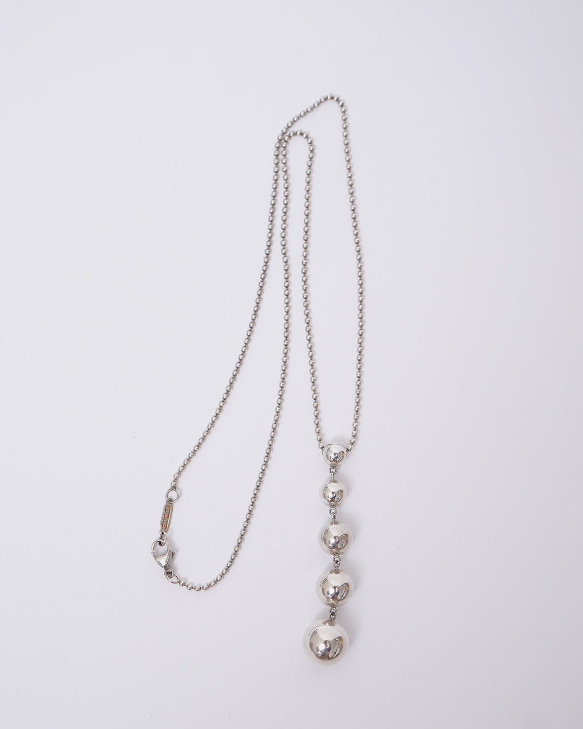 Silver Ball Necklace