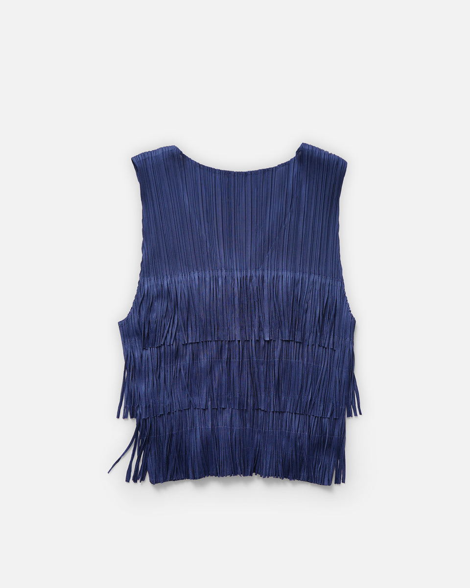 Issey Miyake Pleats Please Pleated Vest Made in Japan – Front