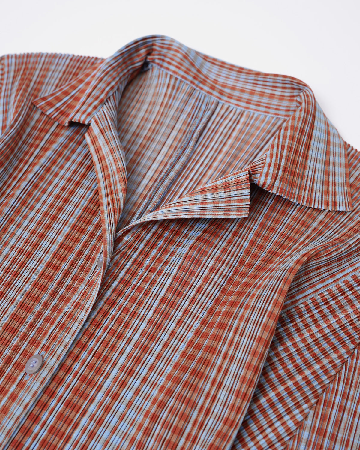 Pleats Please Gingham Check L/S Shirt