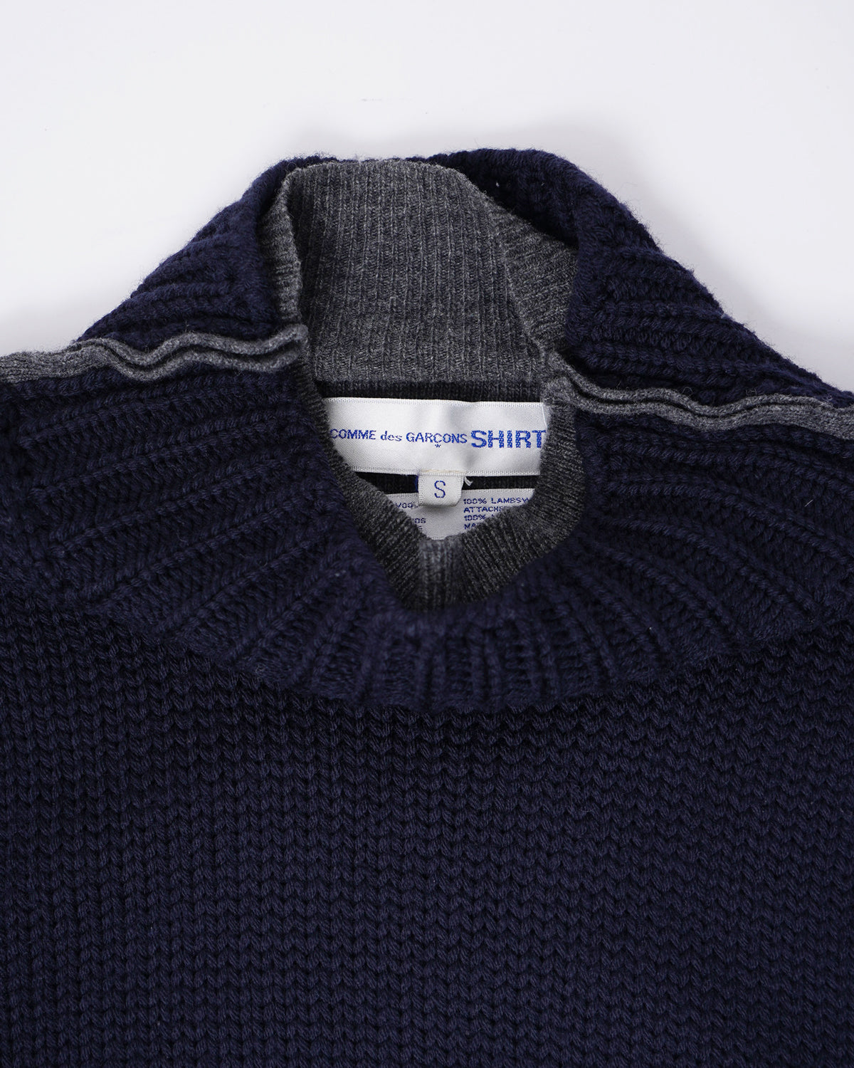 Mock Neck Layered Sweater
