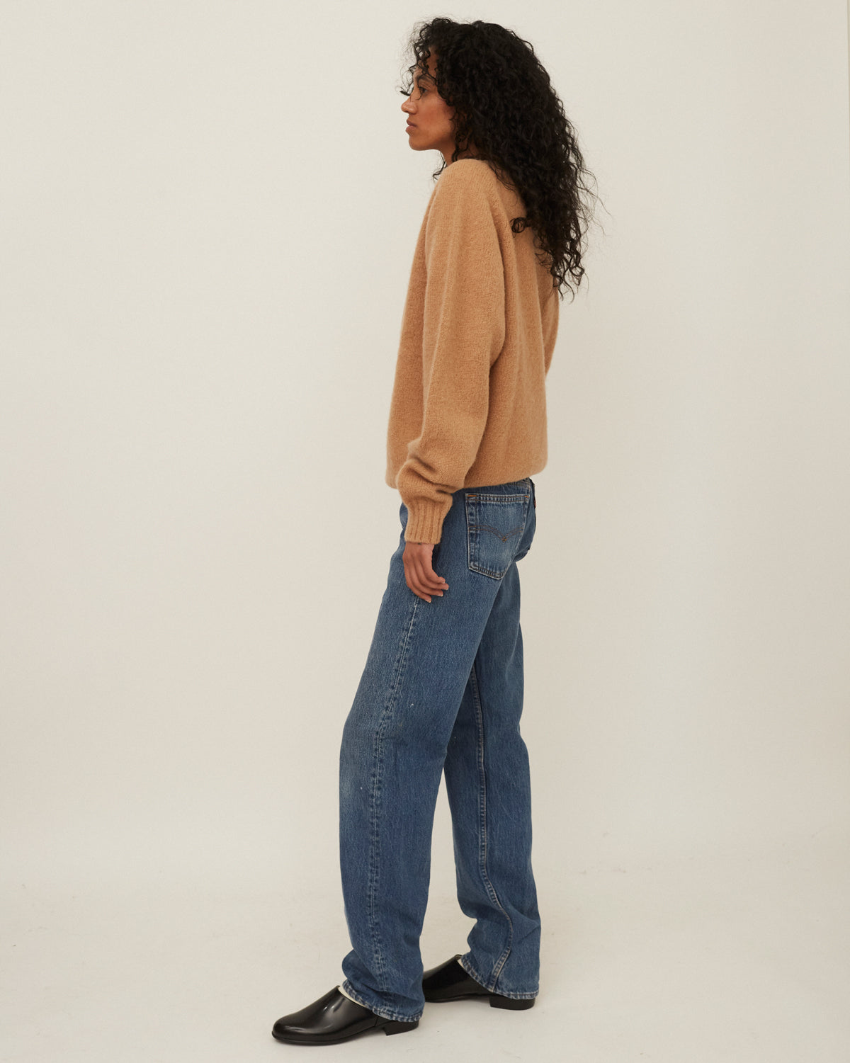 FGS Originals - Brushed Shetland Sweater Crew Neck / Beige