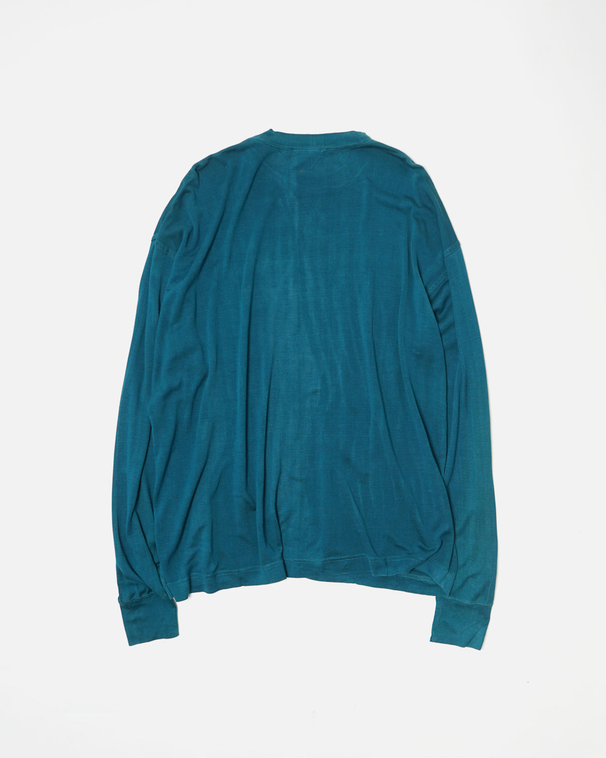Silk Front V Tee L/S