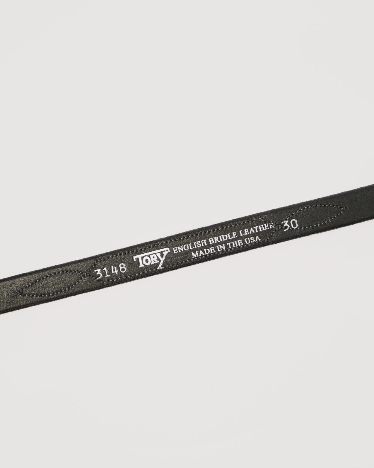 Tory - FGS Simple Western Leather Belt / Black