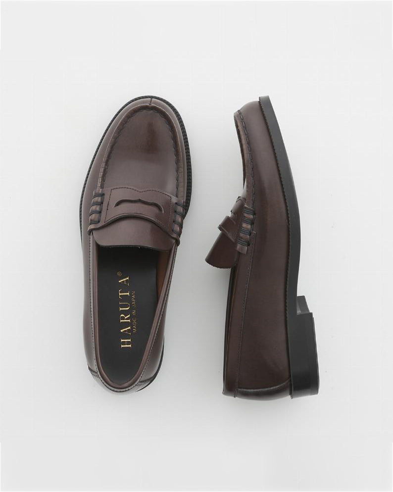 Haruta Leather 906 Loafer Dark Brown