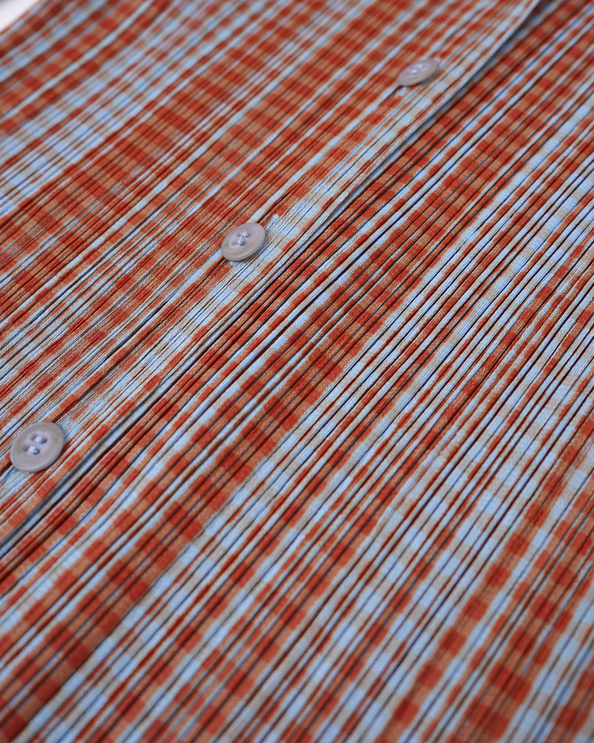 Pleats Please Gingham Check L/S Shirt