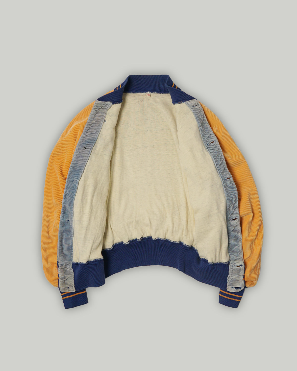 1940's Corduroy Varsity Jacket / Rainier Merc