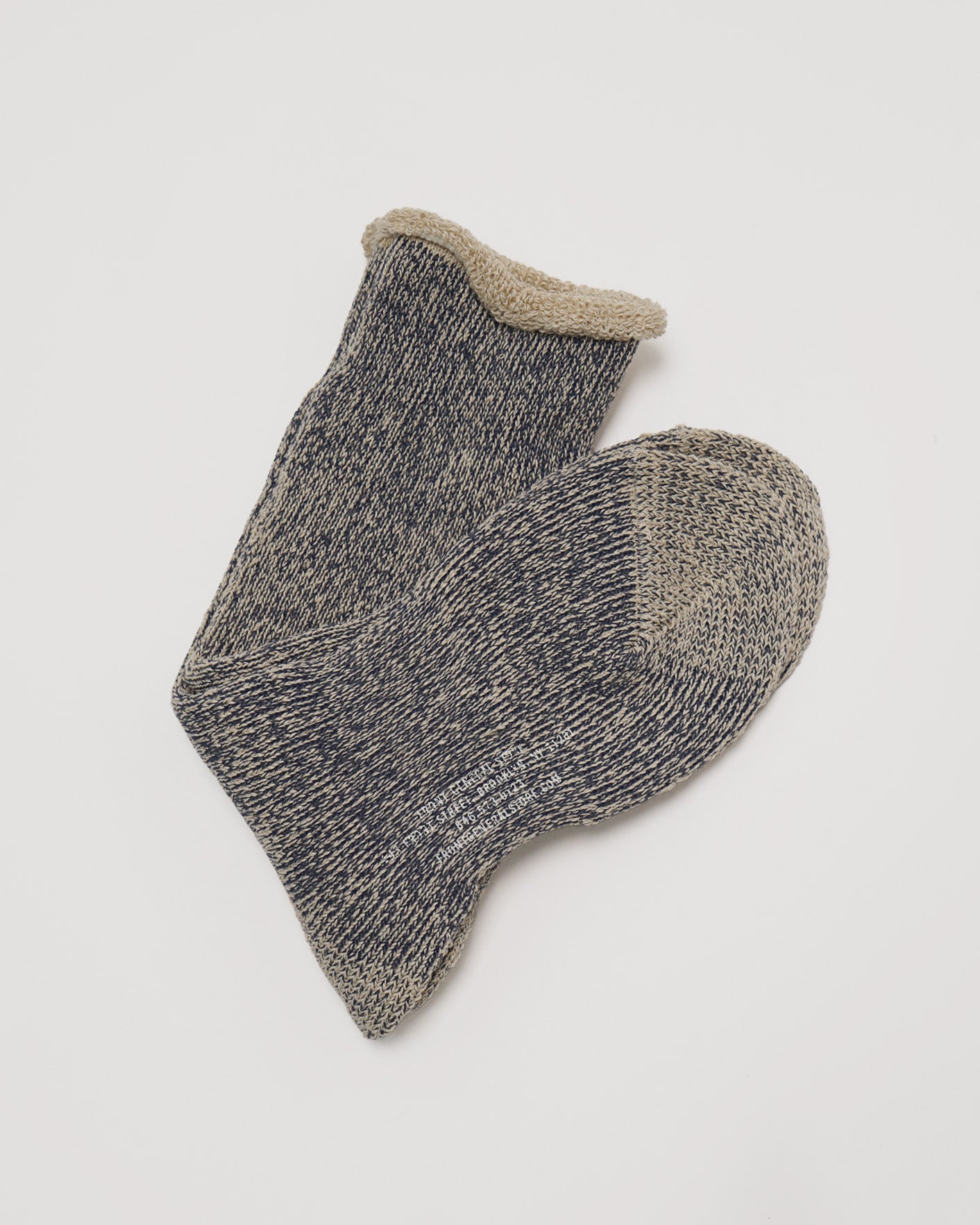 FGS Originals - Hemp Full Pile Half Socks / Navy