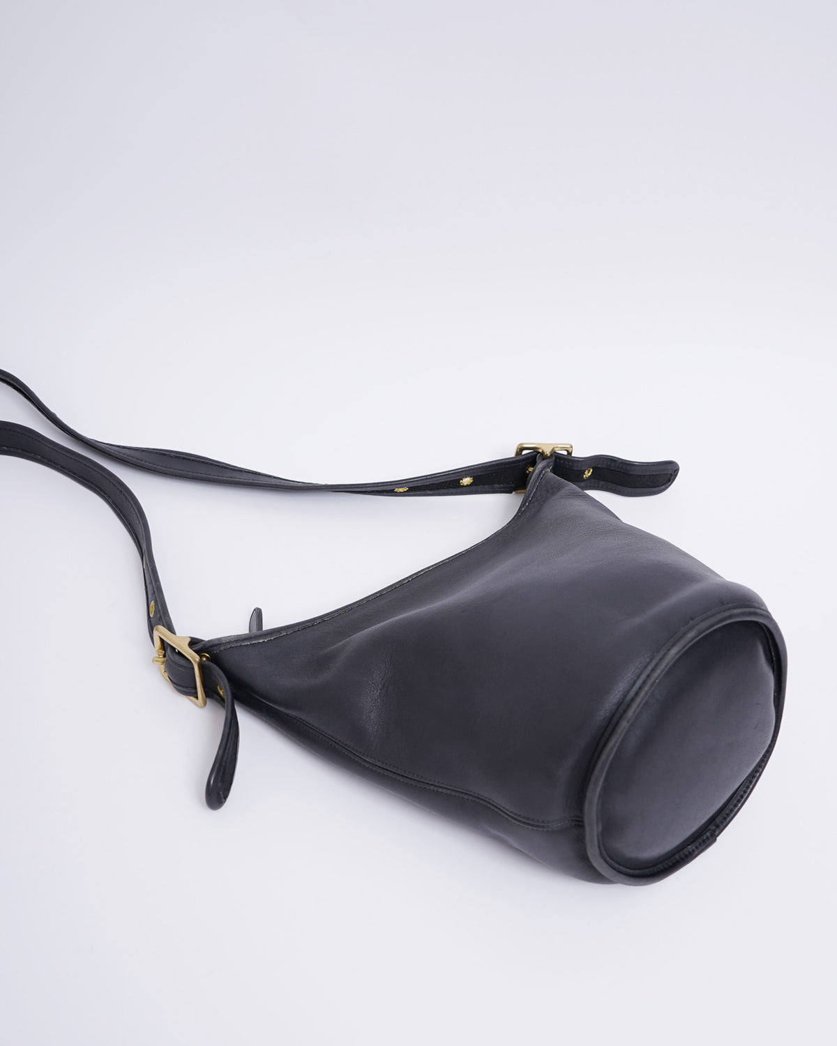 Black Leather Shoulder Bag