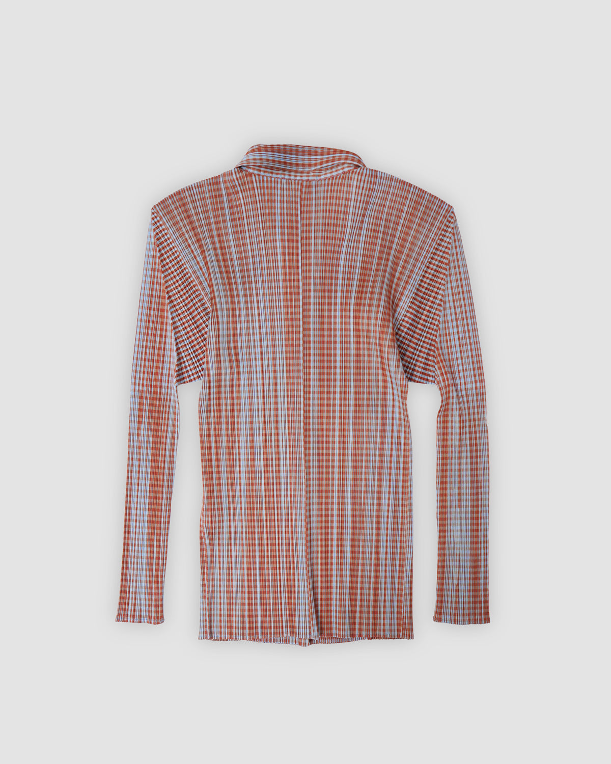 Pleats Please Gingham Check L/S Shirt