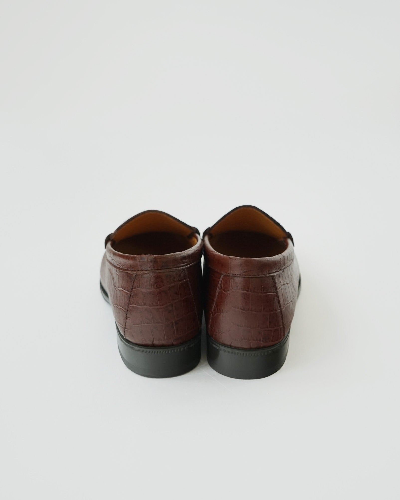 FGS Women's Embossed Leather Loafer / Brown