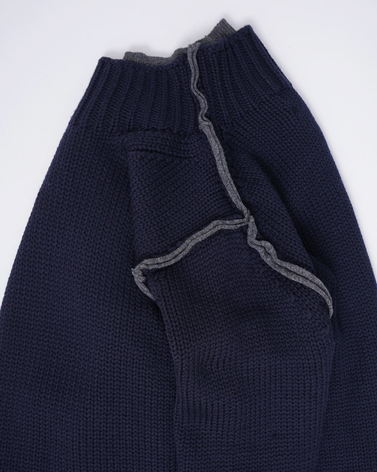 Mock Neck Layered Sweater