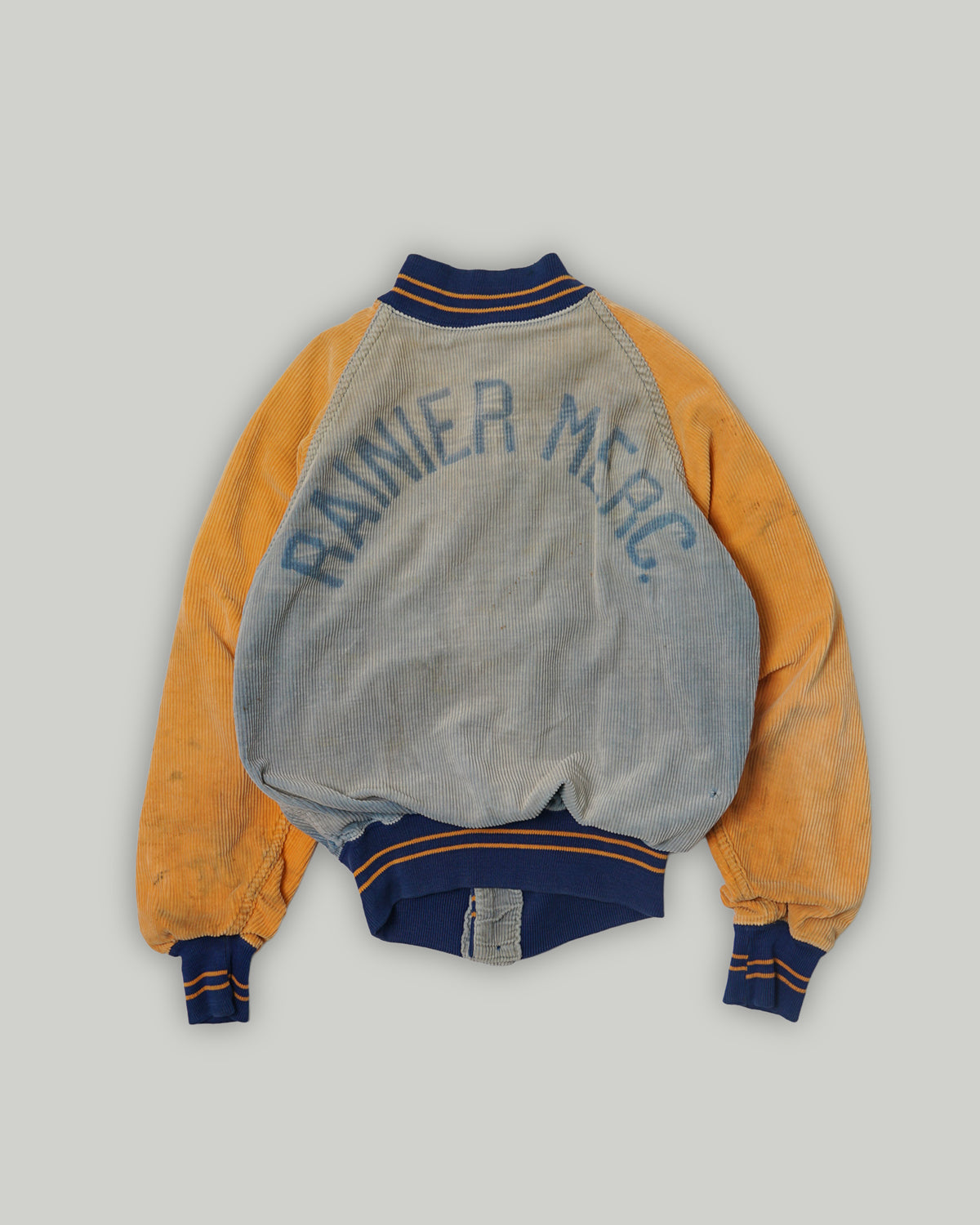 1940's Corduroy Varsity Jacket / Rainier Merc